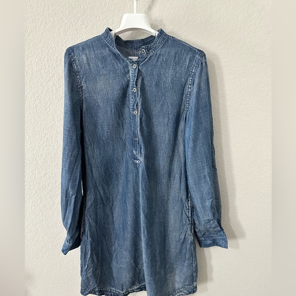 Kenneth Cole Reaction Tops - Kenneth Cole Reaction Chambray Tunic Dress‎ Small